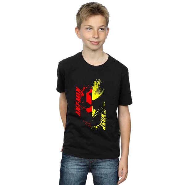 Marvel Boys Ant-Man And The Wasp Split Face T-Shirt
