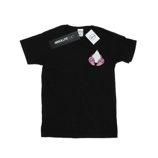 Disney Dam/dam Daisy Duck - Boyfriend-t-shirt i bomull med brösttryck på baksidan