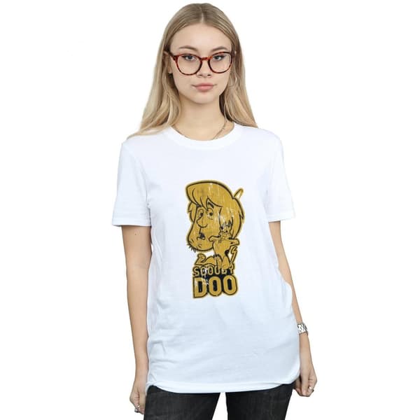 Scooby Doo Dam/Tjej And Shaggy Boyfriend-T-shirt i bomull