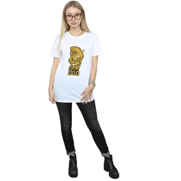 Scooby Doo Dam/Tjej And Shaggy Boyfriend-T-shirt i bomull