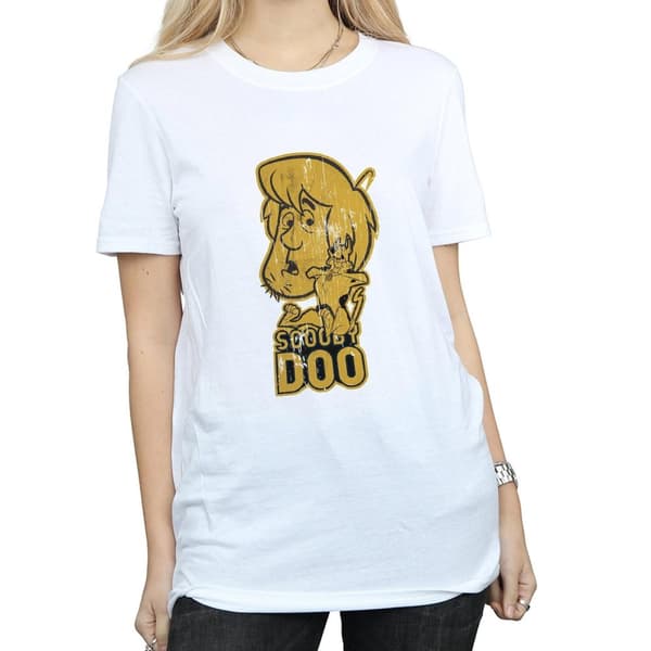 Scooby Doo Dam/Tjej And Shaggy Boyfriend-T-shirt i bomull