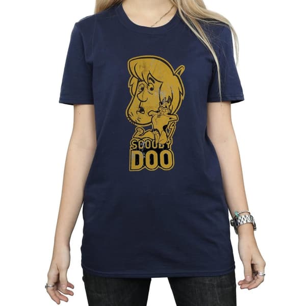 Scooby Doo Dam/Tjej And Shaggy Boyfriend-T-shirt i bomull