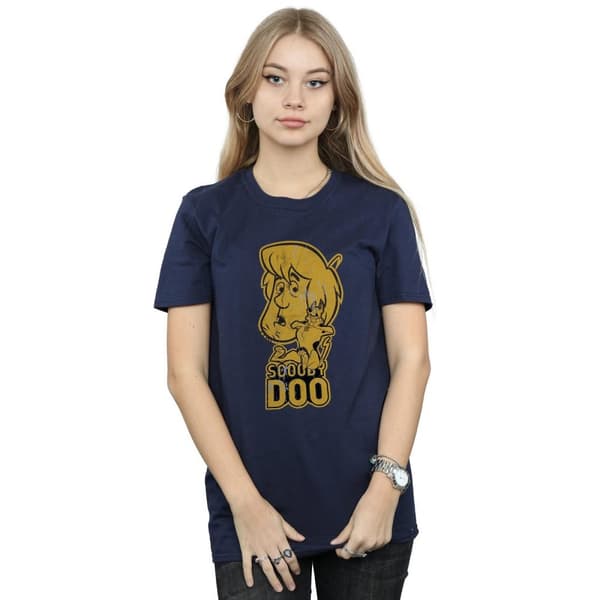 Scooby Doo Dam/Tjej And Shaggy Boyfriend-T-shirt i bomull