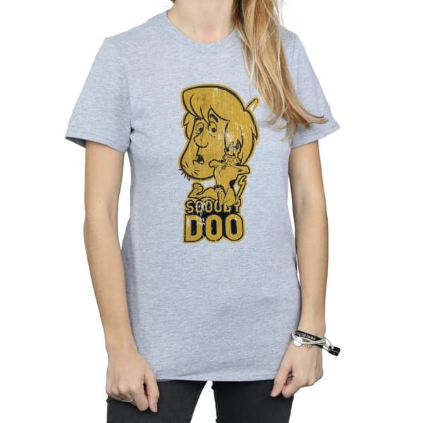Scooby Doo Dam/Tjej And Shaggy Boyfriend-T-shirt i bomull