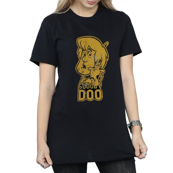 Scooby Doo Dam/Tjej And Shaggy Boyfriend-T-shirt i bomull