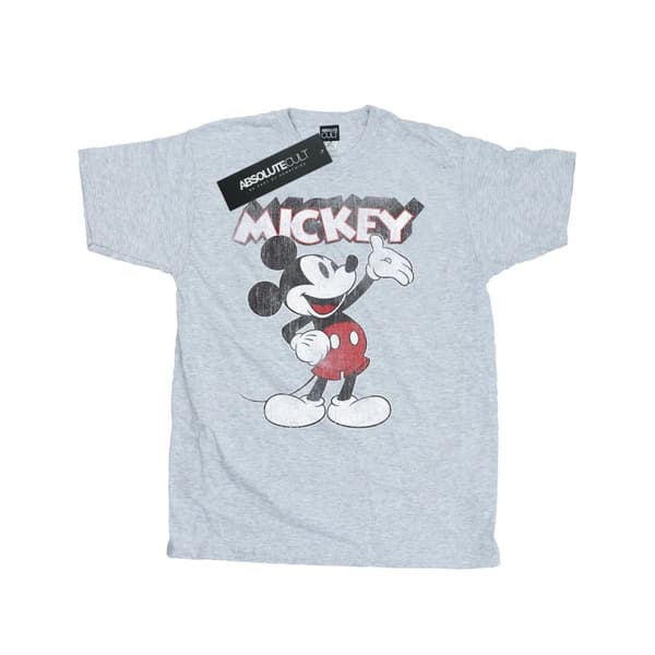 Disney Mens Mickey Mouse Presents T-Shirt
