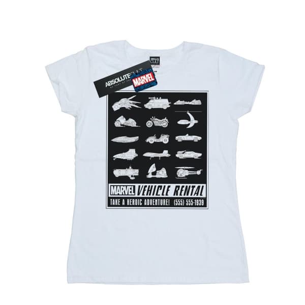 Marvel Womens/Ladies Vehicle Rental Cotton T-Shirt