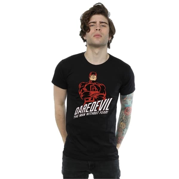 Marvel Mens Daredevil Slogan T-Shirt