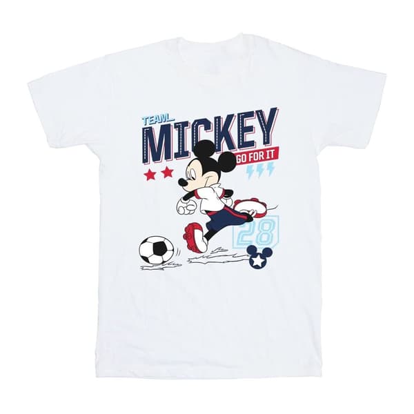 Disney Mens Mickey Mouse Team Mickey Football T-shirt