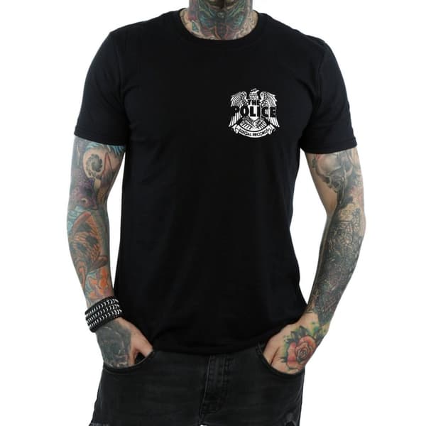 The Police T-shirt med örnmotiv från Illegal Records för herrar