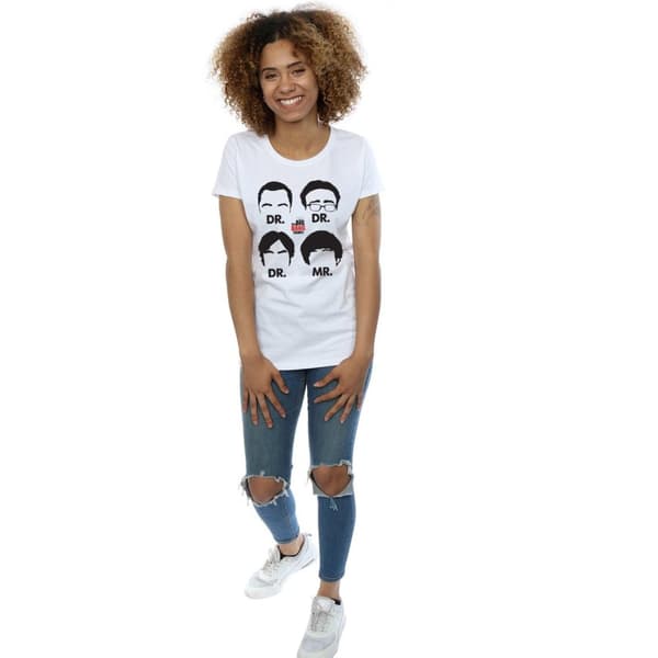 The Big Bang Theory Womens/Ladies Doctors And Mr Cotton T-Shirt