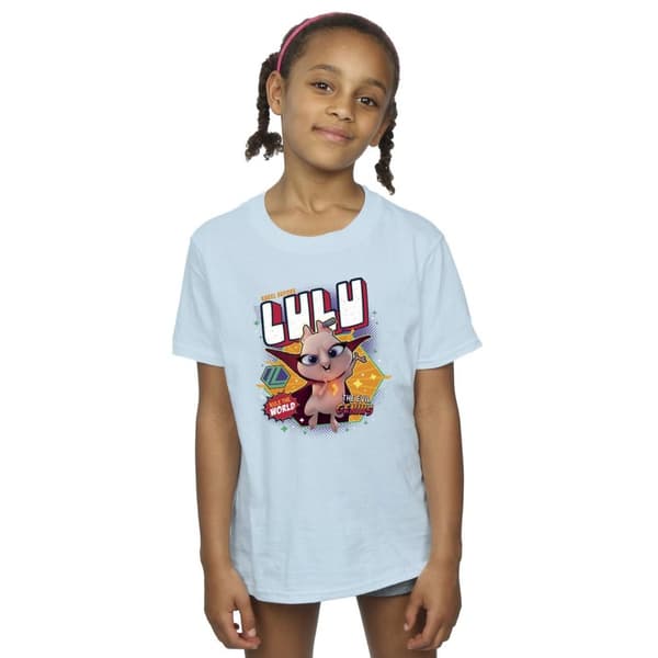 DC Comics Girls DC League Of Super-Pets Lulu Evil Genius Cotton T-Shirt