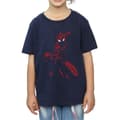Miniatyrbild 3 av 5: Marvel Spider-Man Shadow T-shirt i bomull för flickor