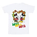 Miniatyrbild 1 av 4: Disney Mens Mickey And Minnie Mouse Hippie Love T-shirt