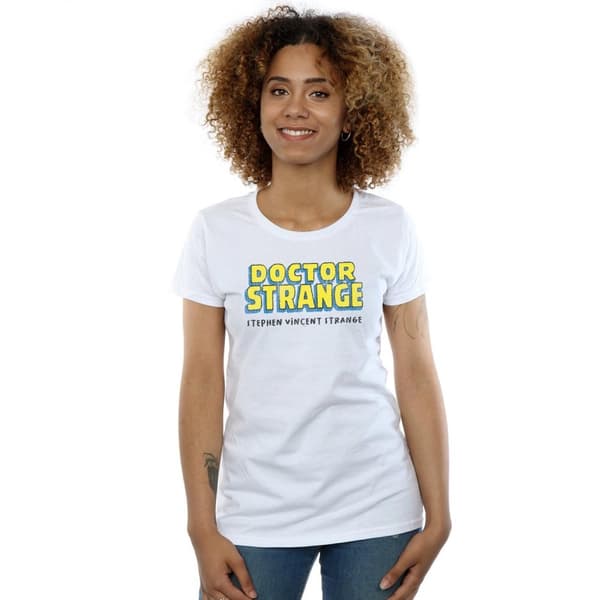 Marvel Womens/Ladies Doctor Strange AKA Stephen Vincent Strange Cotton T-Shirt