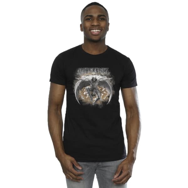 Marvel Mens Moon Knight Splash Leap T-Shirt