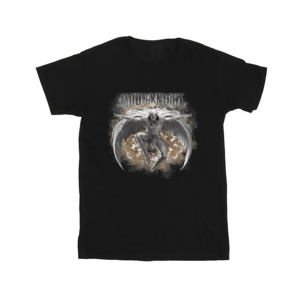 Marvel Mens Moon Knight Splash Leap T-Shirt