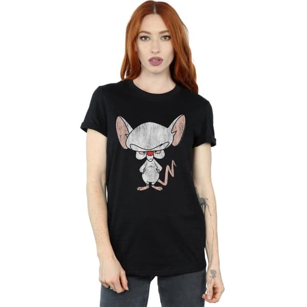Animaniacs Womens/Ladies The Brain Classic Pose Cotton Boyfriend T-Shirt