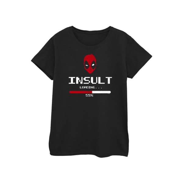 Marvel Dam/Tjej Deadpool Insult Loading - T-shirt i bomull