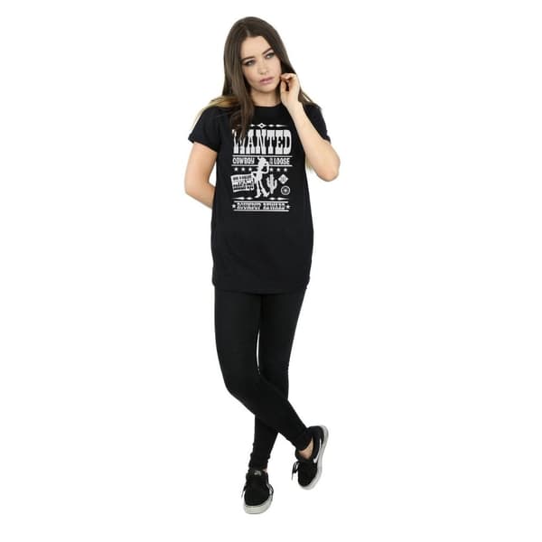 Disney Womens/Ladies Toy Story Wanted Poster Cotton Boyfriend T-Shirt