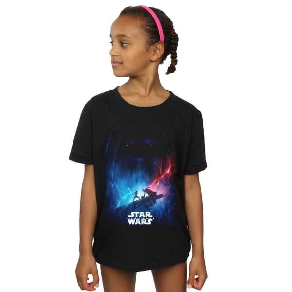 Star Wars Girls The Rise Of Skywalker Movie Poster Cotton T-Shirt