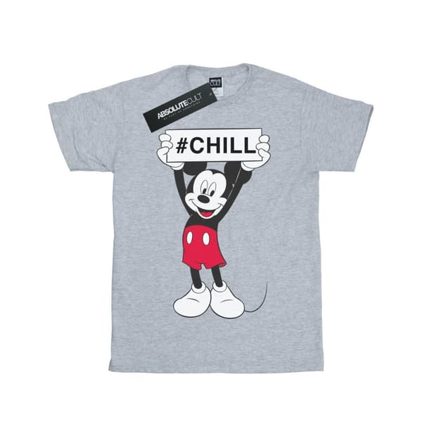 Disney Girls Mickey Mouse Chill Cotton T-Shirt