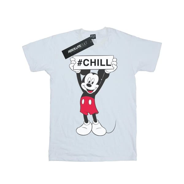 Disney Girls Mickey Mouse Chill Cotton T-Shirt