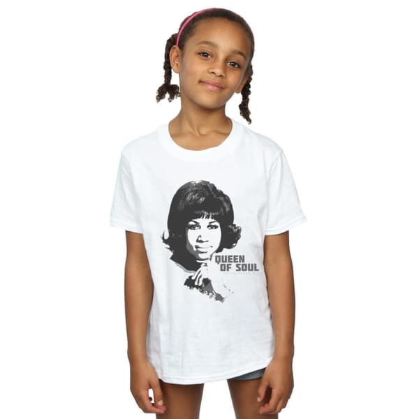 Aretha Franklin Girls Queen Of Soul Cotton T-Shirt