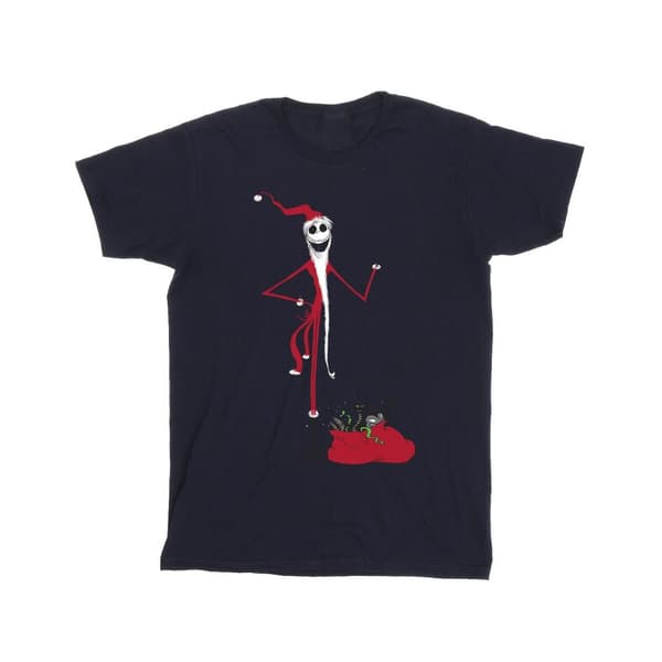 The Nightmare Before Christmas T-shirt i bomull med julklappar för flickor