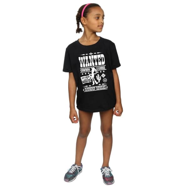 Disney Girls Toy Story Wanted Poster Cotton T-Shirt