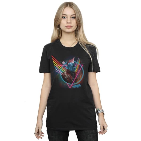 Marvel Womens/Ladies Guardians Of The Galaxy Neon Yondu Cotton Boyfriend T-Shirt