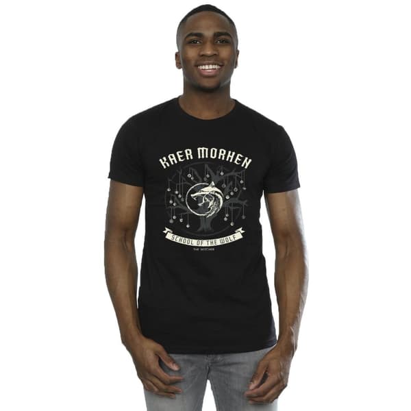 Netflix The Witcher School Of The Wolf T-shirt för herrar