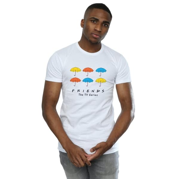 Friends Mens Coloured Umbrellas T-Shirt