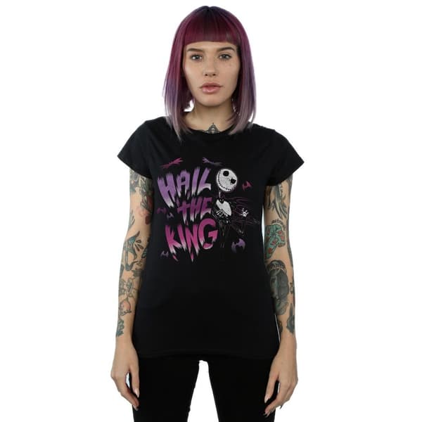 Disney Dam/Lady Nightmare Before Christmas Hail The King - T-shirt i bomull