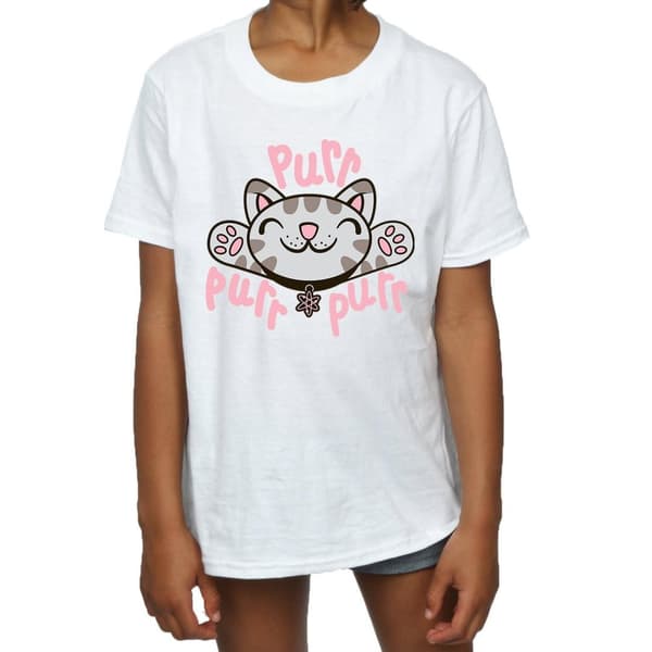 Big Bang Theory Mjuk Kitty Purr bomulls-T-shirt för flickor