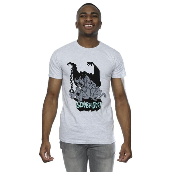 Scooby Doo Mens Scared Jump T-Shirt