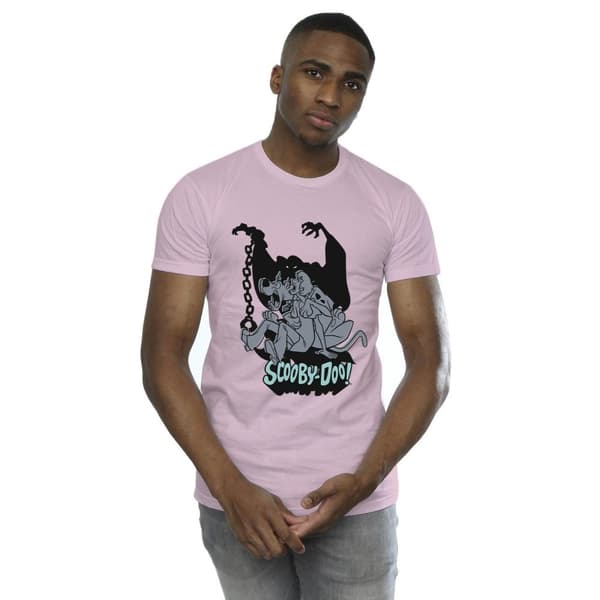 Scooby Doo Mens Scared Jump T-Shirt