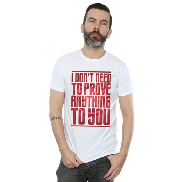 Marvel Mens Captain Marvel Prove Anything T-Shirt