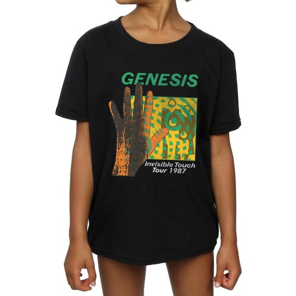 Genesis Invisible Touch Tour bomulls-T-shirt för flickor