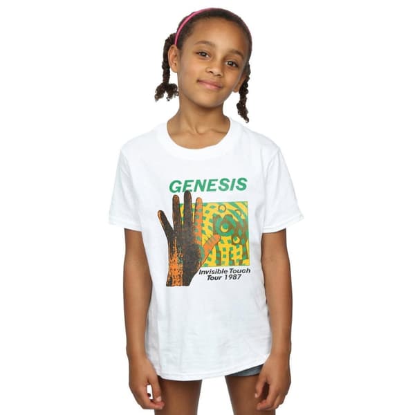 Genesis Invisible Touch Tour bomulls-T-shirt för flickor