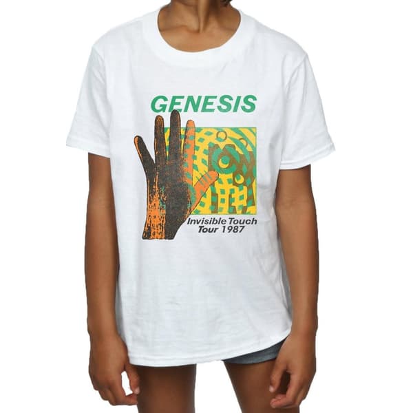Genesis Invisible Touch Tour bomulls-T-shirt för flickor