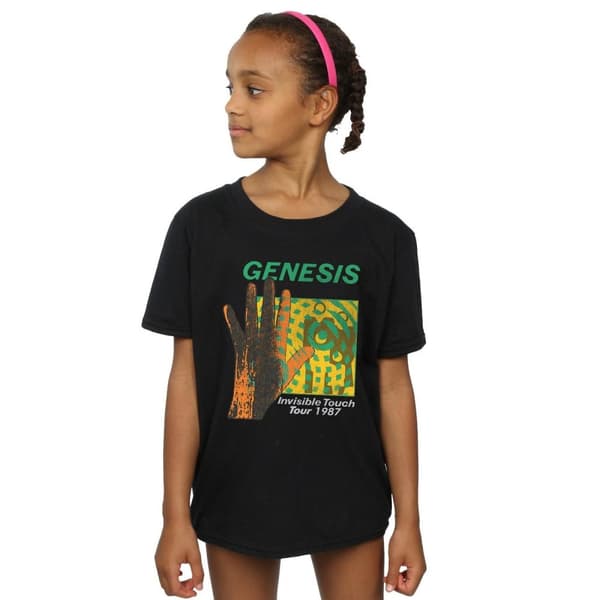 Genesis Invisible Touch Tour bomulls-T-shirt för flickor