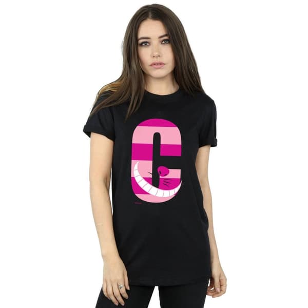 Disney Womens/Ladies Alphabet A Is For Alice Cotton Boyfriend T-Shirt