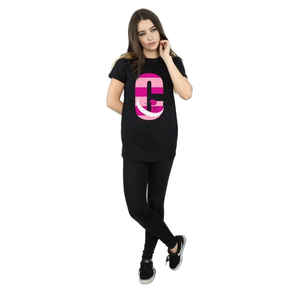 Disney Womens/Ladies Alphabet A Is For Alice Cotton Boyfriend T-Shirt