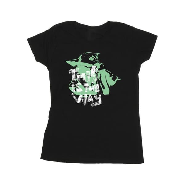 Star Wars Womens/Ladies The Mandalorian This Is The Way Grogu Cotton T-Shirt
