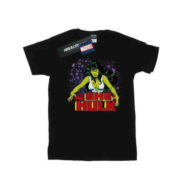 Marvel Dam/Tjej The Savage She-Hulk Boyfriend T-shirt i bomull