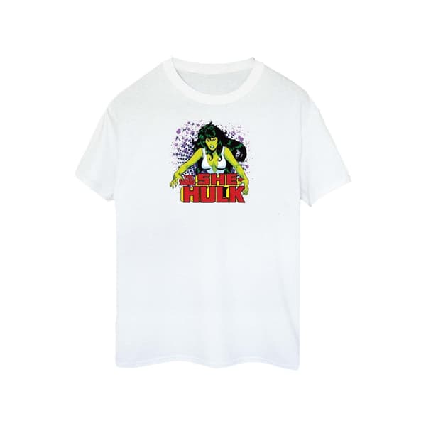 Marvel Dam/Tjej The Savage She-Hulk Boyfriend T-shirt i bomull