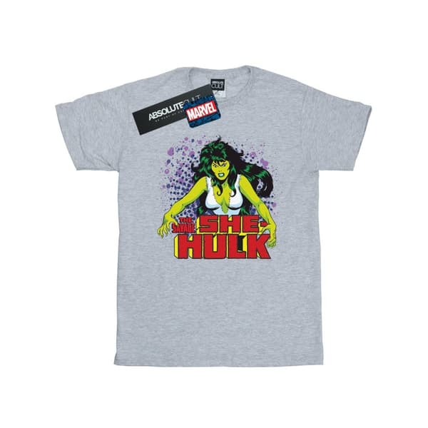 Marvel Dam/Tjej The Savage She-Hulk Boyfriend T-shirt i bomull