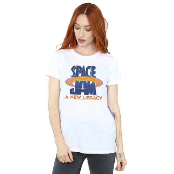 Space Jam: A New Legacy Pojkvänströja i bomull med filmlogotyp - dam/dam