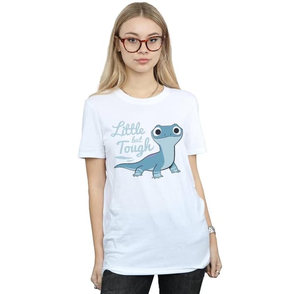 Disney Dam/Tjej Frozen 2 Salamander Bruni Tough Bomull Boyfriend T-shirt